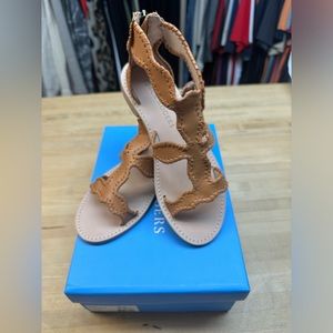 Jack Rogers - Jackie Gladiator Size 7.5 Color-26L Caram Style No. 111201SA08